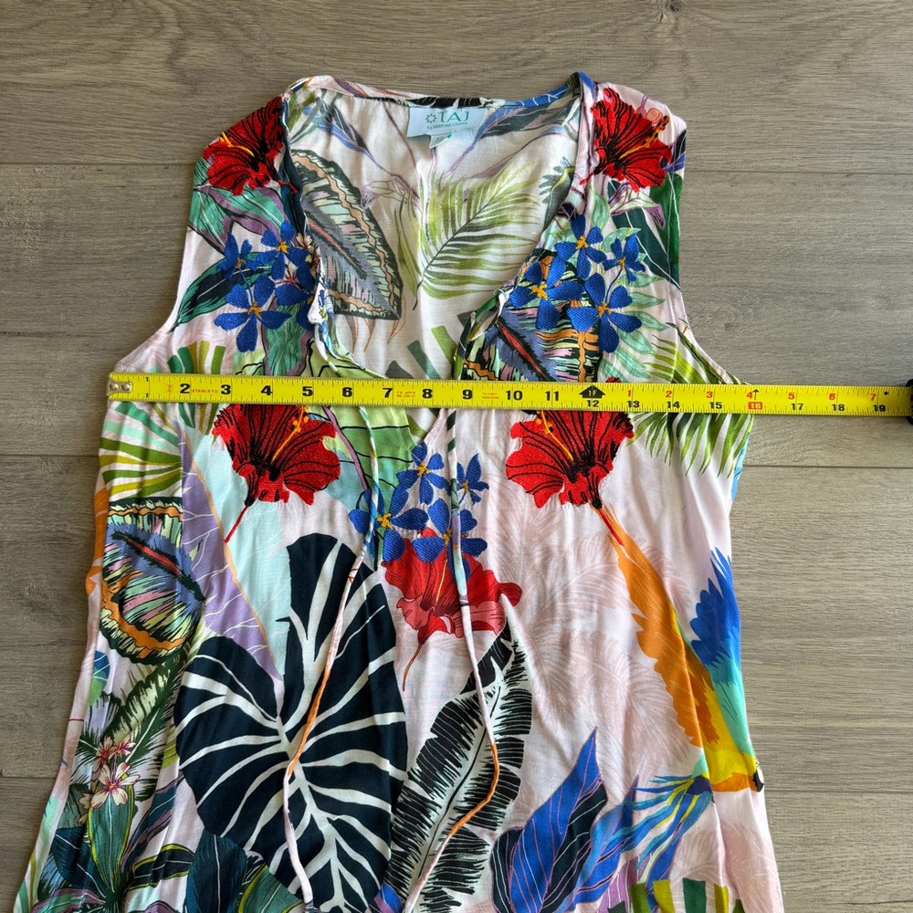 Taj by Sabrina Crippa Panama Mini Dress with Tassels - size small - Picture 3 of 5